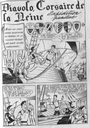 Scan Episode Diavolo Corsaire de la Reine pour illustration du travail du dessinateur Mario Sbattella